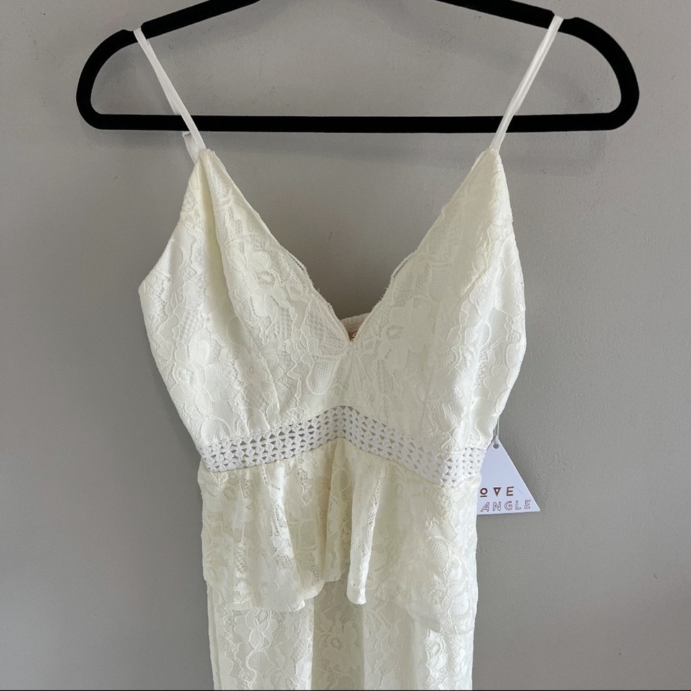 Love Triangle Tiered Ruffle Lace Maxi Dress - Picture 4 of 15